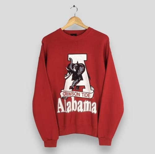 Vintage 90s Alabama Crimson Tide NCAA Red  T-Shirt, Hoodie, Sweatshirt — alabama fan gear