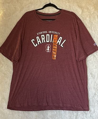 Stanford University Cardinal￼ T-Shirt Mens Size 2XL￼￼ Color Maroon Red NWT￼ — stanford fan gear