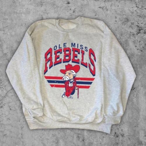 Ole Miss Rebels Old Man Cane Logo T-Shirt Sweatshirt Hoodie — ole-miss fan gear