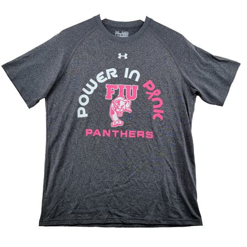 Under Armour Heatgear Loose Fit Men Size M FIU Panthers Crew-Neck T-Shirt — fiu fan gear