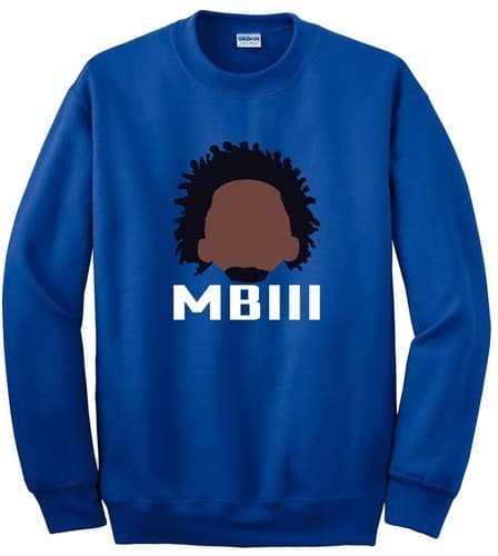 Duke Blue Devils Marvin Bagley III "MB III NEW" HOODIE HOODED SWEATSHIRT — duke fan gear