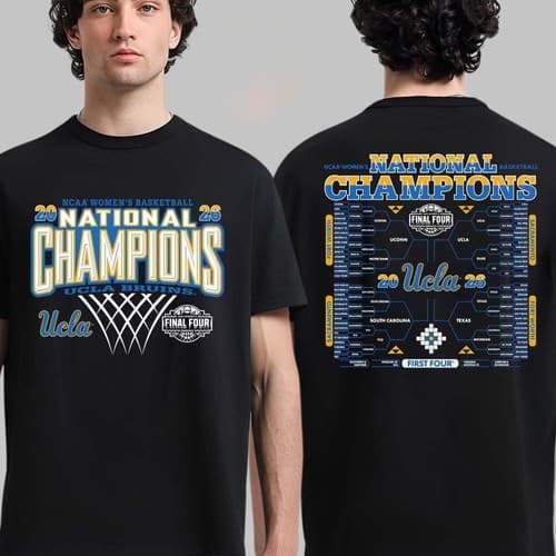 UCLA Bruins 2026 NCAA Women's Basketball National Champions Season T-Shirt — ucla fan gear