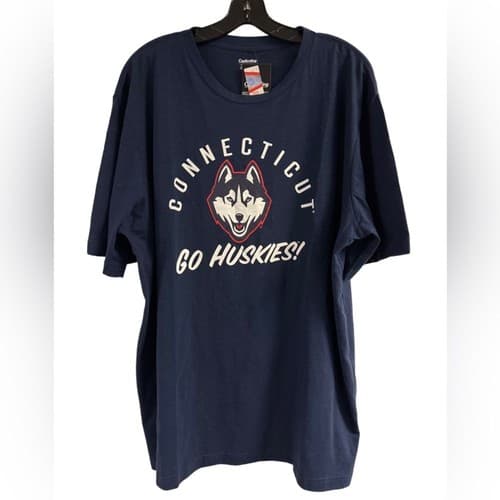NWT Connecticut Huskies Blue T-Shirt Size 2XL — connecticut fan gear