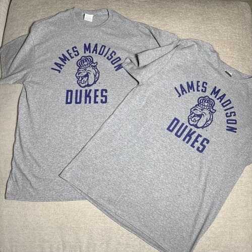 James Madison UniversityOfficial One Color Dukes HeadUnisex Adult Tshirt Bundle — james-madison fan gear