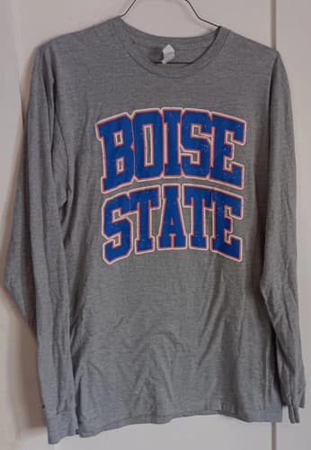 Boise State Broncos LONG SLEEVE T Shirt L Large — boise-state fan gear