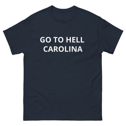 Go To Hell Carolina GTHC Unisex T-Shirt Duke Basketball Devils Fan Rivalry — duke fan gear