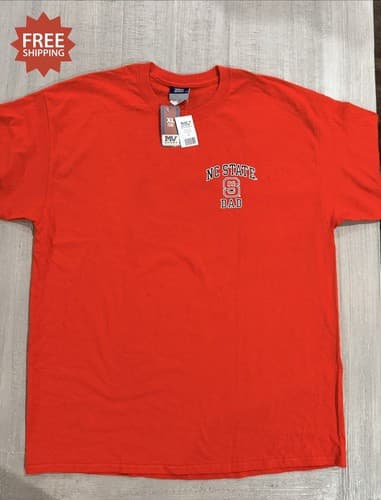 North Carolina “NC State Dad” Wolfpack Ash RED T Shirt - Size XL - NWT — nc-state fan gear