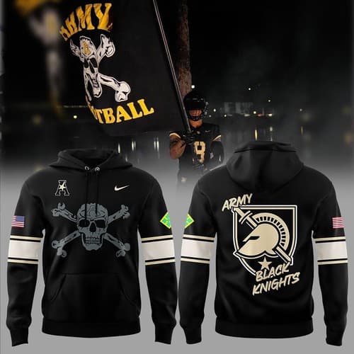 Army Black Knights True Football Spirit 2024 Hoodie T-Shirt — army fan gear