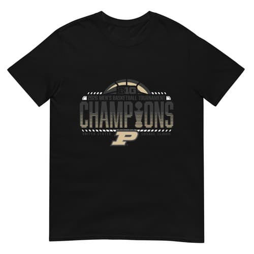 Purdue Boilermakers Men's Basketball Big Ten Champs 2026 Win T-Shirt — purdue fan gear