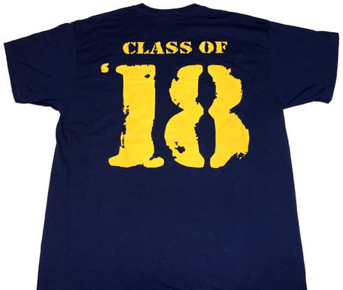 Class of 2018 Kent State University Golden Flashes Graduate T-Shirt New! XL — kent-state fan gear
