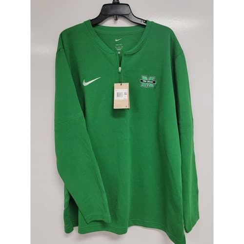 NWT Mens NCAA Nike Marshall University Thundering Herd Dri Fit Shirt XXL 0049 — marshall fan gear