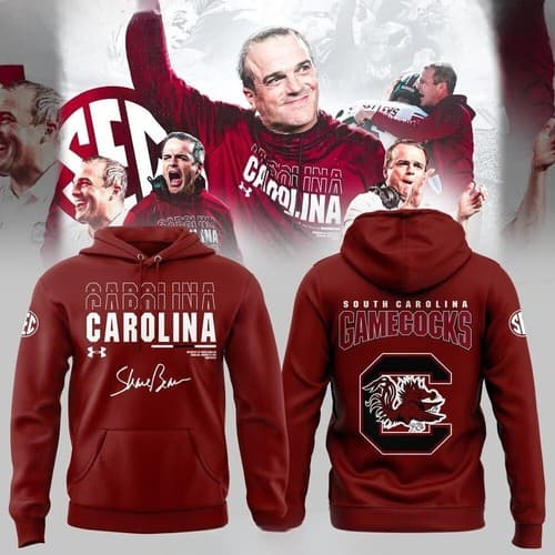 South Carolina Gamecocks SEC Coach Shane Beamer Hoodie — south-carolina fan gear