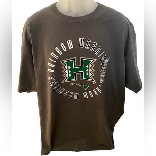 NWT University of Hawaii Manoa Rainbow Warriors Tee Shirt Men 2XL — hawaii fan gear