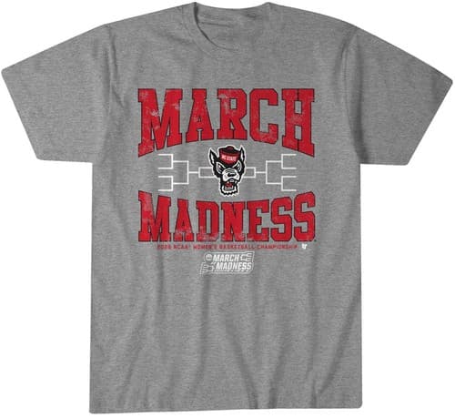 NC State Wolfpack WBB: 2026 March Madness - Unisex Shirt — nc-state fan gear