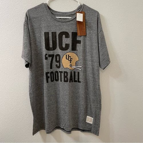retro brand ucf knights football shirt gray 1979 Knightro new with tag — ucf fan gear