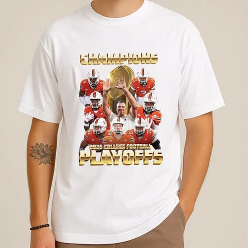 Miami Hurricanes College Football Playoff 2025 Cotton Bowl TShirt S-5XL — miami fan gear