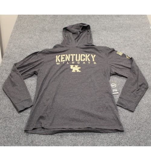 NWT Colosseum Kentucky Wildcats Mens XL Hoodie T-Shirt OHT Charcoal — kentucky fan gear