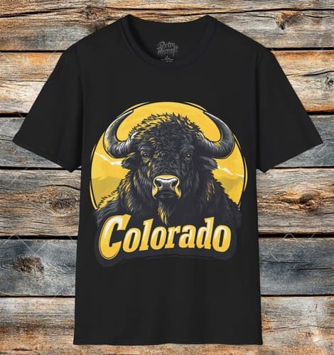 Vintage Colorado Buffaloes Tee - Retro Colorado Football Shirt  — colorado fan gear
