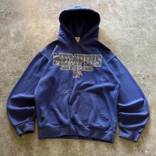 Memphis Tigers Spell-Out Hoodie S-5XL Gildan Vintage-Inspired — memphis fan gear