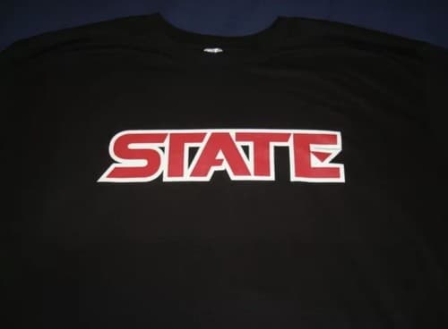 RETRO THROWBACK CLASSIC LOGO SDSU SAN DIEGO STATE AZTECS MENS T-SHIRT MONTY NEW — san-diego-state fan gear