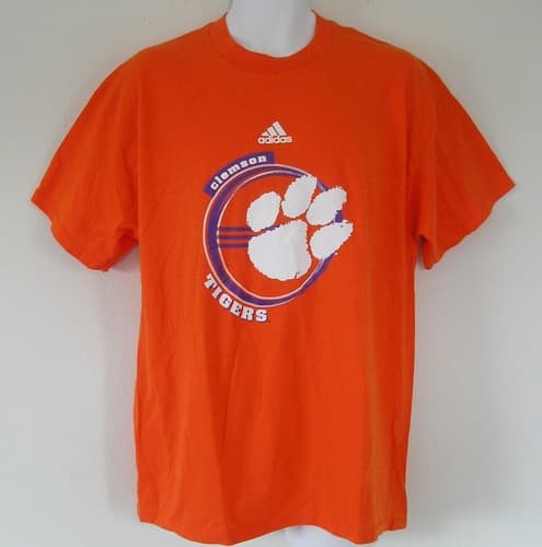 NEW~Adidas CLEMSON TIGERS University STRIKE3 TEE jersey-Shirt football~Mens sz L — clemson fan gear
