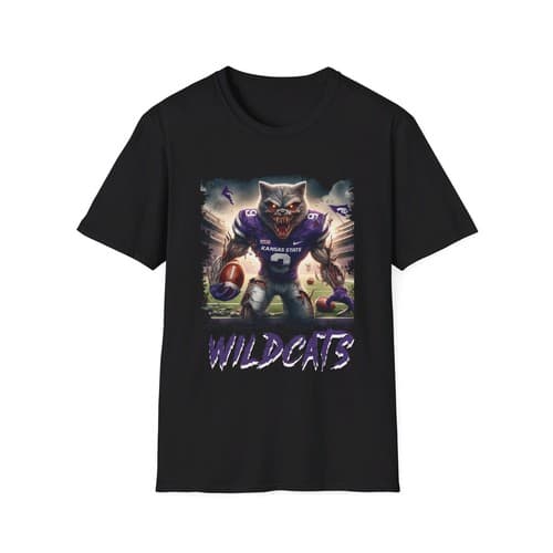 Unleash the Wild - Kansas State Wildcats Horror Mashup T-Shirt — kansas-state fan gear