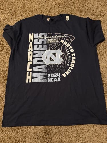 North Carolina Tar Heels March Madness 2024 Basketball Retro T-Shirt — north-carolina fan gear