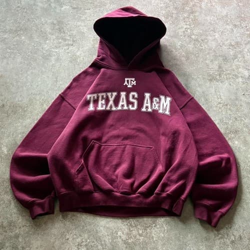 Texas A&M Spellout Hoodie Gildan Unisex S-5XL — texas-am fan gear