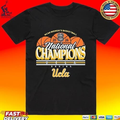Ucla Bruins 2026 NCAA Women's Basketball Women's Championship T-shirt — ucla fan gear
