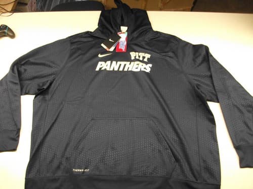 NWT University of Pittsburgh PANTHERS TEAM ISSUE NIKE 4XL THERMA HOODIE VHTF — pittsburgh fan gear
