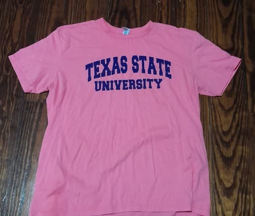 t-shirt xlarge texas state university tsu bobcats 25 inches pit to pit — texas-state fan gear