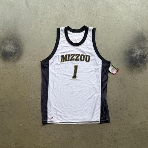 Vintage Missouri Tigers Basketball Jersey Dodger NWT NOS Adult XL Mizzou Rare — missouri fan gear