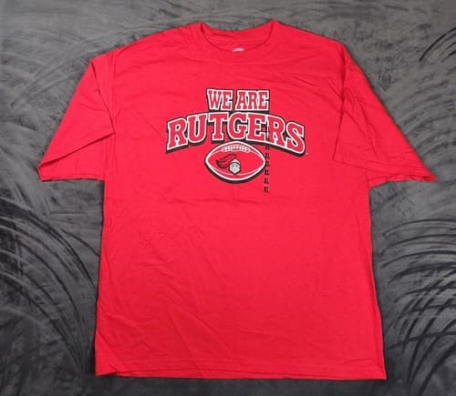 Scarlet Knights Rutgers University Mens Graphic T-Shirt Size XL — rutgers fan gear