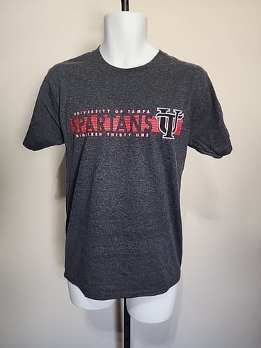 The University of Tampa Spartans Shirt Adult Small Gray New — michigan-state fan gear