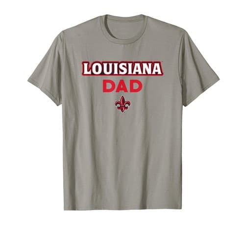University of Louisiana Lafayette Ragin' Cajuns Dad T-Shirt — louisiana fan gear